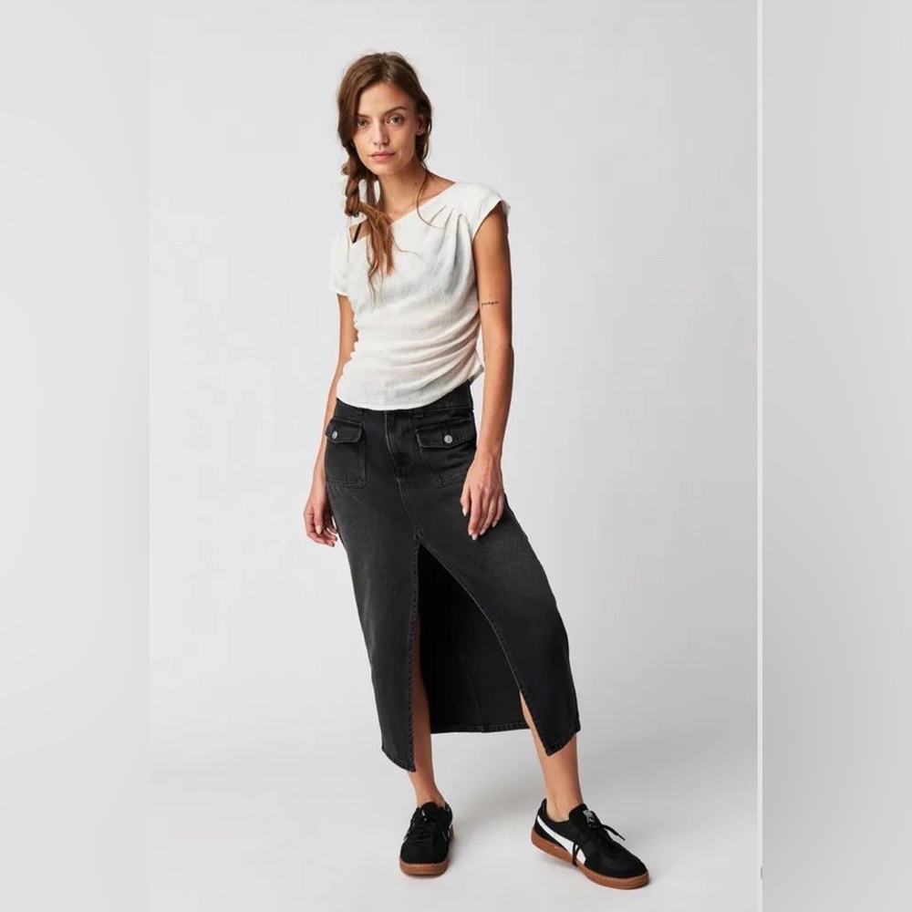 NWOT/ free people / we the free / Madison midi skirt / 31